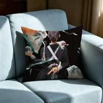 The Promised Neverland Pillow cover Soft Microfiber Pillowcase Home Sofa Decor Surprise Decorative printed. 40×40cm