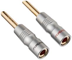FURUTECH ADL Audio Grade Banana 24k Gold Plugs, Plated, 4-Pack (FP200B-G) gray