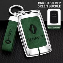 Interior Stickers Car Key Case Cover For Renault Koleos Kadjar Captur Megane Talisman Espace Clio Zoe Scenic 4 Arkana Dacia Sand ZZ26 gray