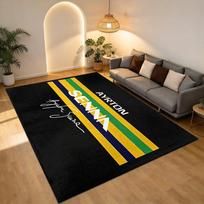 Ayrton Senna Living Room Nonslip Area Rug Soft Carpet For Bedroom Game Playroom Sofa Office Home Decor Doormat Christmas Gift C9261091 100cmx120cm gray