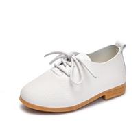 New Boys' and Girls' Low-top Shoes. New Lace-up Single Shoes. 36 balta