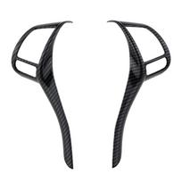 Steering Wheel Trim Cover Sticker for Nissan Navara NP300 2015-2025 Qashqai J11 X-Trail T32 Teana Altima 2013 - 2018 style A black