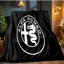 Alfa-Romeo Flannel Blanket, Use for Birthday/Holiday Gift, Soft Blanket for Sofa/Bed/Camping/Office/Tourism Use,All Seasons 100cmx150cm