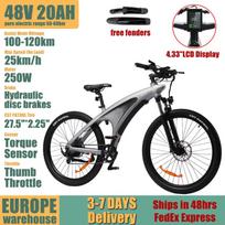 HX Q5 Adult E Bikes Electric Bike 48V20AH Ebikes Electric Dirt Bike Electric Bicycle 85N.M Mountain E Bike 27.5'*2.25' Off-Road Tires
