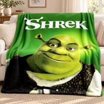 Shrek blanket Flannel Blanket Soft Cozy Plush Throw for Sofa Bed Lightweight Home Decoration Outdoor camping 80cmx120cm