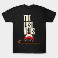 Wheres Waldo The Lost Of Us Funny Mashup Design T-Shirt 140 black