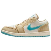 Womens Air Jordan 1 Low SE 'Wave' (women's sizes) Sesame / Glacier Blue / Sail / Dusty Cactus Vintage Basketball Shoes HF4983 252 44.5 beige