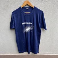 Vintage 80s YOU ARE HERE galaxy diagram tee / fractals / art illustration / vintage art 120