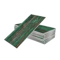 Bathroom Wall Decor 16Pcs Peel And Stick Backsplash Tile, Waterproof Stickers, Removable Retro Texture Tiles Panels, Self Adhesive PE Foam Brick E