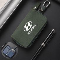 RFID Blocking Car Key Signal Blocker Pouch Multi-Color Anti-Theft Zipper Key Storage Bag For Hyundai I10 I20 I30 Tucson Accent E5 gray