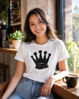 Chess Queen T-Shirt for Women, Chess Player Gift, Queen Chess Shirt, Chess Club Tee, Funny Chess Lover Gift, queen shirt, gift for her XL brown