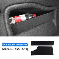 For Volvo S60 S90 V60 XC40 XC60 XC90 Car Storage Side Trunk Partition Organizer Bag Box Interior Accessories for S90 18-22 black