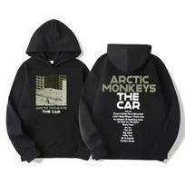 Retro Rock Arctic Monkeys Music Album Graphic Hoodies Men Vintage Oversized Y2k Hip Hop Hoodie Punk Sweatshirt Tour Double Sided S gray