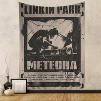 Nu Metal Band L-Linkin P-Park Cartoon Tapestry Art Science Fiction Room Home Decor Wall Hanging Sheets 40 x 60 cm Peach Skin Tapestry – 1 Piece