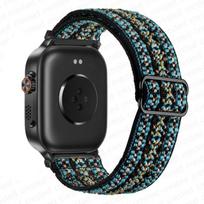 22mm Watch Straps for Realme Watch 5/S2 Adjustable Nylon Elastic Replacement Bracelet Correa Realme Watch 2/3/S/3 2 S Pro Band Realme Watch 2 2 Pro black