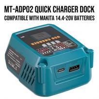 100W Fast Charging Station with USB Type-C Port Charging for Makita/DL/Milwaukee/Bosch 18V/20V Batteries Portable Power Inverter