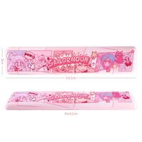 Large Gaming Mouse Pad Cute Anime Girl Desk Mat Non-Slip Thick Rubber Office Sailor Moon Wrist Rest pink