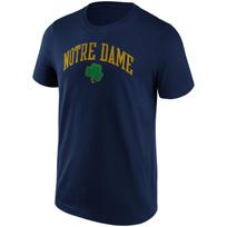 Notre Dame Fighting Irish Arched NCAA T-Shirt Navy XL blue