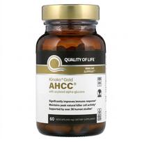 Kinoko Gold AHCC Supplement 500mg –for NK Cell Activity, T-Cell Response & Daily Immune System Defense (60 Vegicaps) 1pack