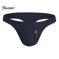 Stretch Underwear Men Thongs Low Rise Breathable Modal Briefs Quick Dry Sexy for Sleeping 2XL