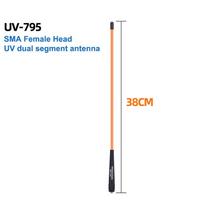1pc AR-795 SMA-F Female Dual Band VHF/UHF 136-174MHz/400-520MHz Soft Antenna AR-795 For UV-5R UV-82 BF-888S Walkie Talkie AR-795