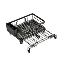 2-Tier Kitchen Dish Drying Rack, Rust-Resistant Countertop Dish Drainer, Multifunctional Dish and Plate Storage Organizer for Home Kitchen