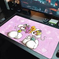 Diddl Mouse Pad Large Gaming Table Cushion Nonslip Laptop Tablet Big Mousepad Xxl Mat Mini Pc Playmat With Lock Edge 30cmx80cm(11.8x31.5inch)