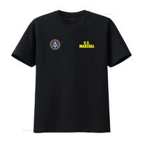US MARSHAL Logo Unisexs USA Size S XL T Shirt Black New vintage Washed Casual Stretched graphic designer clothes fashion Stylish 4XL black