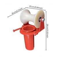 Wire Pulling Pulley | Heavy-Duty Steel Construction, Cable with Nylon