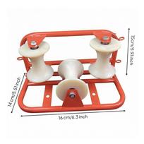 Wire Pulling Pulley | Heavy-Duty Steel Construction, Cable with Nylon