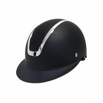 TPE Equestrian Helmet Long-Lasting Half-Shell Riding Breathable matinė juoda spalva