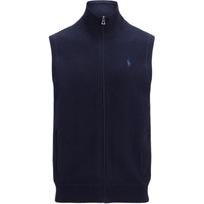 Polo Ralph Lauren Polo Pony embroidered Knitted Gilet MNPOSWE1CM20108-410 S blue