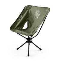 Lightweight Swivel Camping Chair Compact Folding Moon Comfortable Sturdy armijos žalia spalva