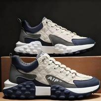 Men's 2025 Spring Korean Style Comfortable Low-top Thick-Soled Dad Shoes - Fashionable and Breathable Running Sneakers 42 gray