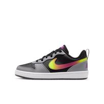 Nike Court Borough Synthetic Leather Low top Skateboard Shoes Unisex IO6965-001 36 black