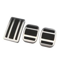 Accelerator Brake Clutch Pedal Kit Plate Cover for Opel Grandland X 2017 2018 2019 2020 2021 2022 Accessories Auto Manual AT/MT MT white