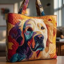 Puppy Print Tote Bag 600D Oxford Cloth Shoulder Daily Use Vertical S: 40cm H x 33cm W