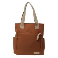 Elegant And Versatile Tote Bag For Women With Soft Nylon Material And Chic Design Orange brown