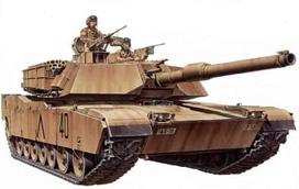 Tamiya Military Miniature Series 156 US Army Tank M1A1 Big Gun Abrams Plastic Model Kit 35156 1/35 No.