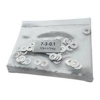 Diesel Fuel Injector Adjust Pressure Washer Shims for Cumm 7-3-0.1MM Adjustment Washer Thickness 0.1mm Injector Pressure Pad 7-3-0.1mm