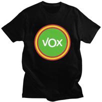 Espana Vox Logo T Shirts for Men 100% Cotton Tees Spanish Political Party Tshirts Short-Sleeve L green