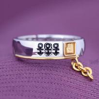 Anime Jojo Bizarre Adventure Ring Kujo Jotaro Cosplay Unisex Adjustable Rings Accessories Jewelry Party Charm Gifts resizable white