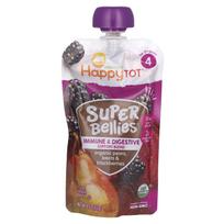 Happy Family Organics, Happy Tot, Super Bellies, Step 4, Organic Pear, Beet, Blackberry, 4 oz (113 g) white