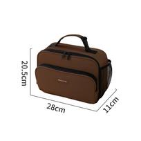 Beilin Portable Lunch Box Bag, Outdoor Picnic Lunch Insulated Bag, Large Capacity Handheld Lunch Bag for Work Commuting kava
