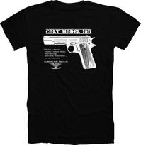 US Army WWI  WWII M1911 Pistol TShirt 100 Cotton ONeck Summer Short Sleeve Casual Mens Tshirt Size S3XL 4XL white