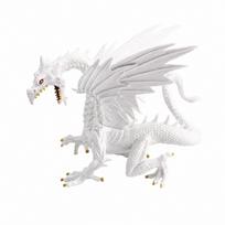 Decorative Dragon Figurine PVC Model, Wipable, for Desk Decor, Fantasy balta