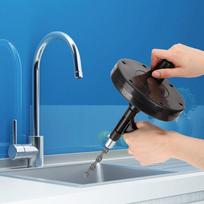 Heavy Duty Pipe Clog Remover Anti-Clog Tip Hand Dredge Tool Drain Cleaning Tool  Home Plumbing black