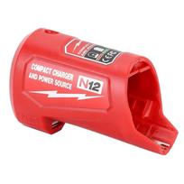 For Milwaukee M12 Li-Ion Battery Adapter N12 Charger Converter USB Power Charging Adapter 12V Output raudona