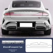 Xiaomi SU7-ULTRA Smoked Color-Changing TPU Headlight & Taillight Film - Black Warrior Default gray