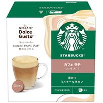 Nescafe Dolce Gusto Original Capsules Starbucks Cafe Latte 12P gray